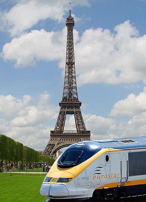 párizs eurostar vonat